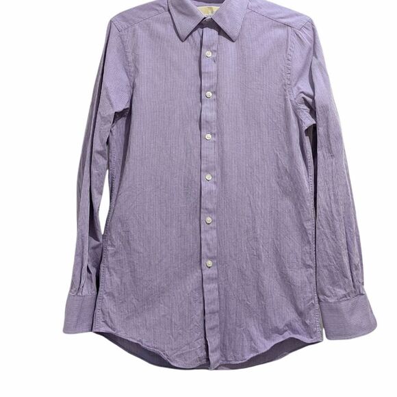 Michael Kors purple stripped button down shirt - Picture 1 of 6